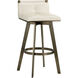 Arizona 36.5 inch Castillo Cream Swivel Barstool, Swivel